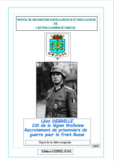 Lettre de Léon DEGRELLE